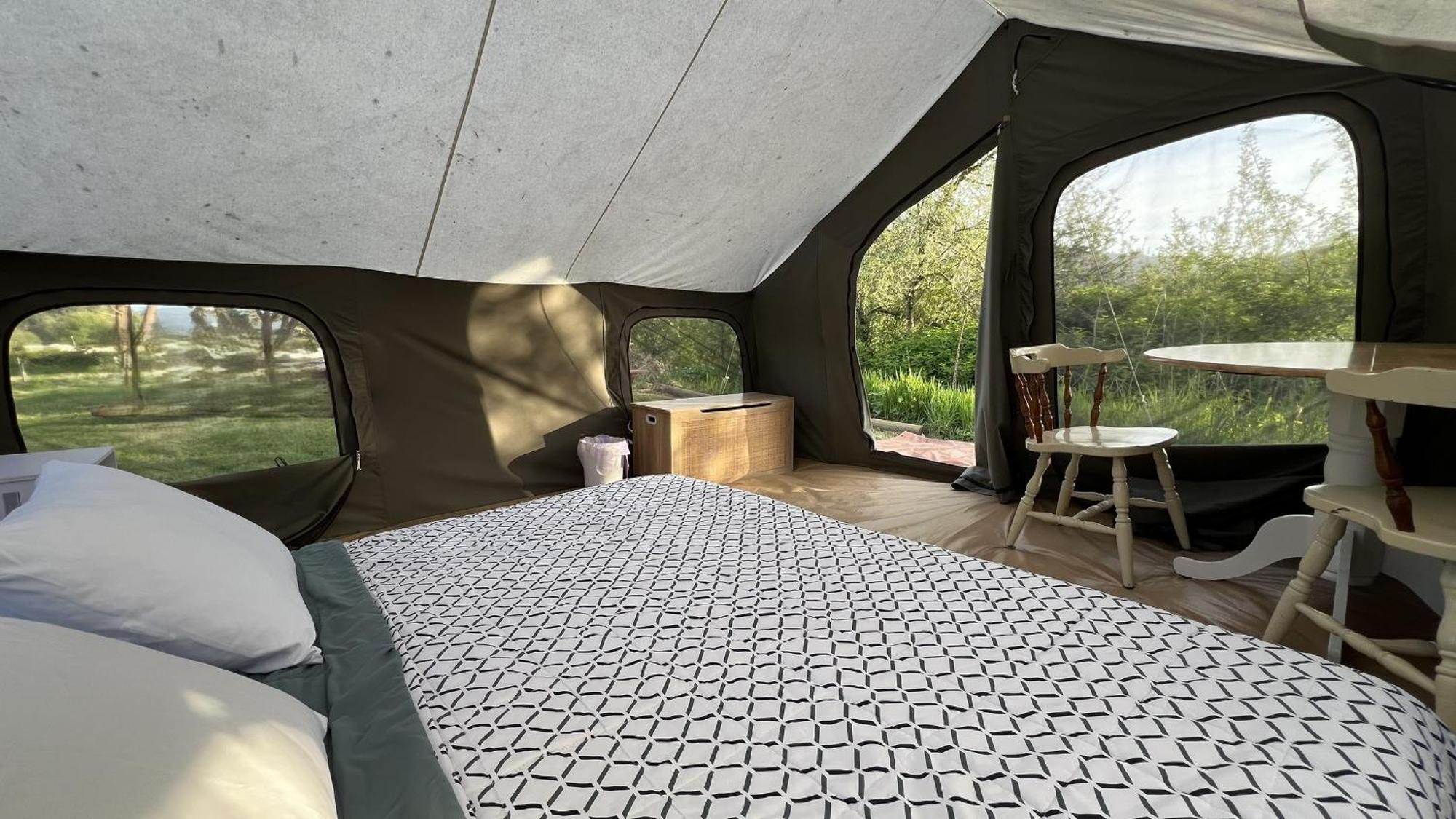 Glamping Tent On The River Klamath Esterno foto